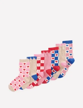 Socks 7 Pack hearts
