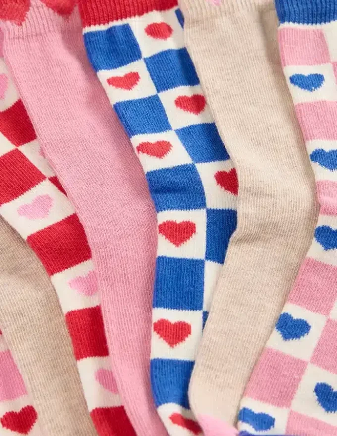 Socks 7 Pack hearts