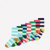 Socks 7 Pack Hotchpotch Stripe