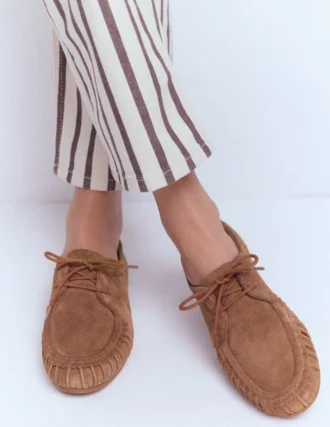 Soft Boat Shoes Tan