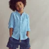 Soft Denim Shorts Denim