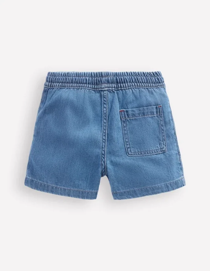 Soft Denim Shorts Denim