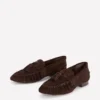 Soft Ruched Loafers Chocolate Soft Ruched Loafers Chocolate