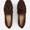Soft Ruched Loafers Chocolate Soft Ruched Loafers Chocolate