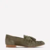Soft Ruched Loafers Deep Olive Soft Ruched Loafers Deep Olive