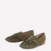 Soft Ruched Loafers Deep Olive Soft Ruched Loafers Deep Olive