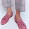 Soft Ruched Loafers Pink Parfait Soft Ruched Loafers Pink Parfait