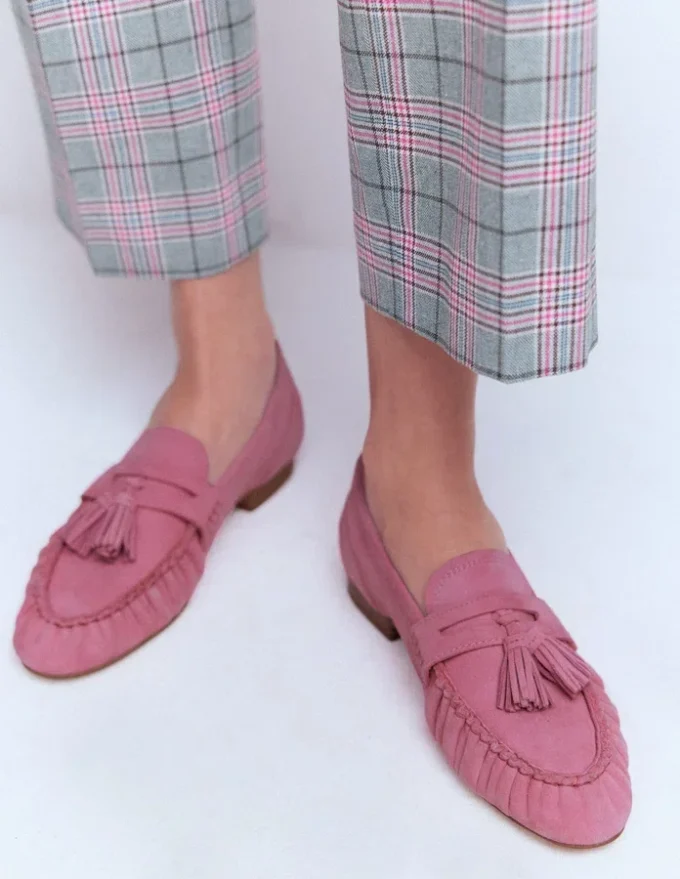 Soft Ruched Loafers Pink Parfait Soft Ruched Loafers Pink Parfait