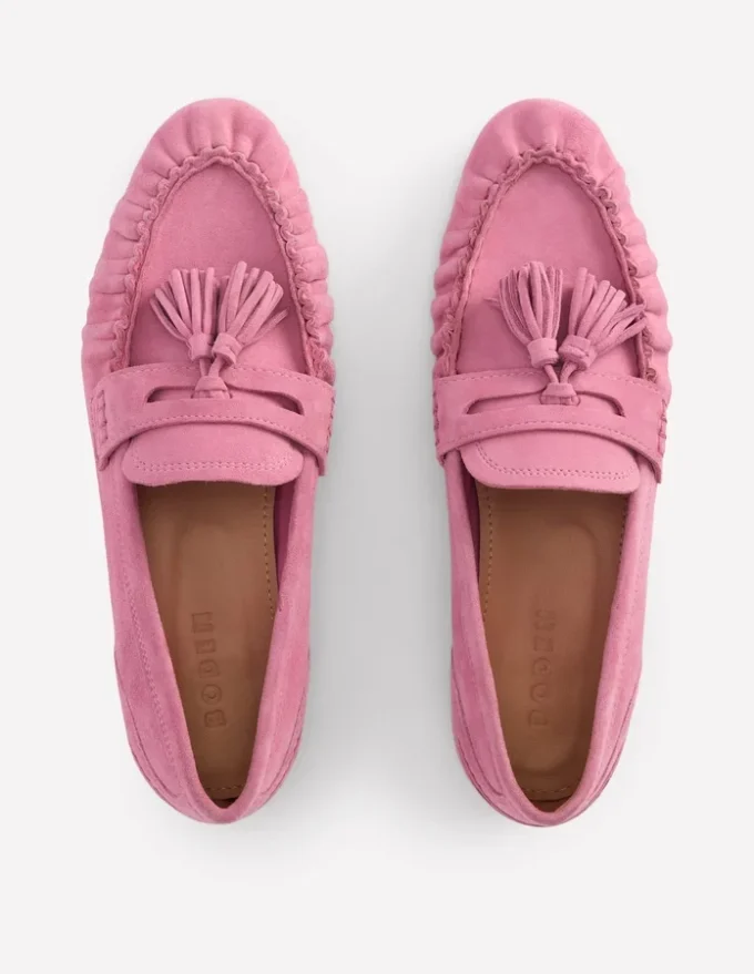 Soft Ruched Loafers Pink Parfait Soft Ruched Loafers Pink Parfait