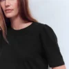 Sophie Puff Sleeve T-shirt Black Sophie Puff Sleeve T-shirt Black