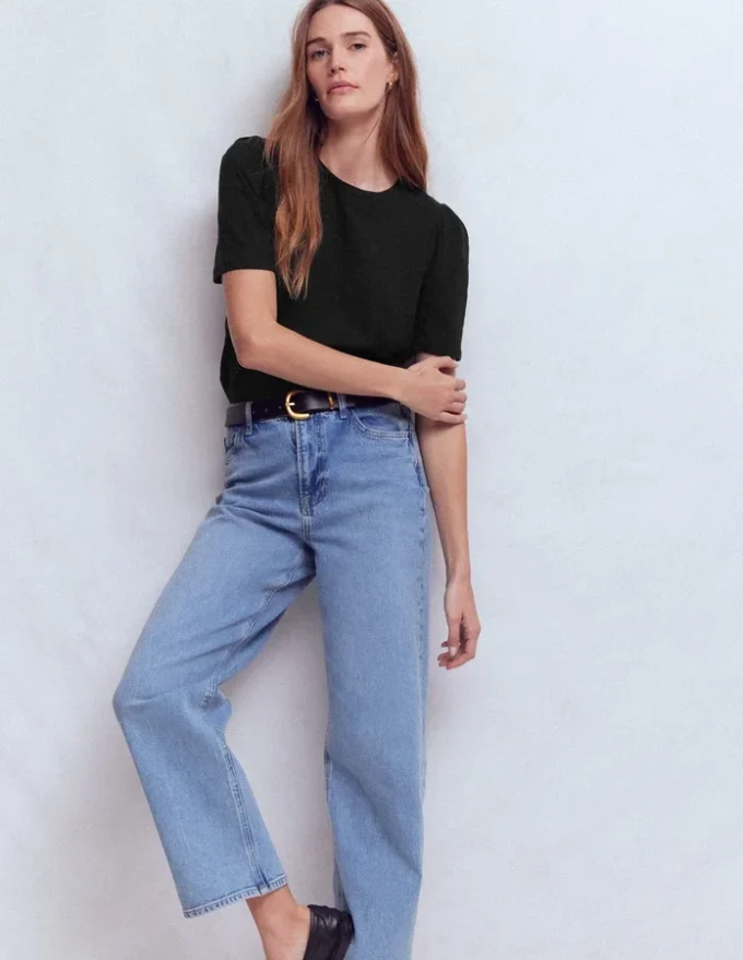 Sophie Puff Sleeve T-shirt Black Sophie Puff Sleeve T-shirt Black