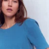 Sophie Puff Sleeve T-shirt Marine Blue Sophie Puff Sleeve T-shirt Marine Blue