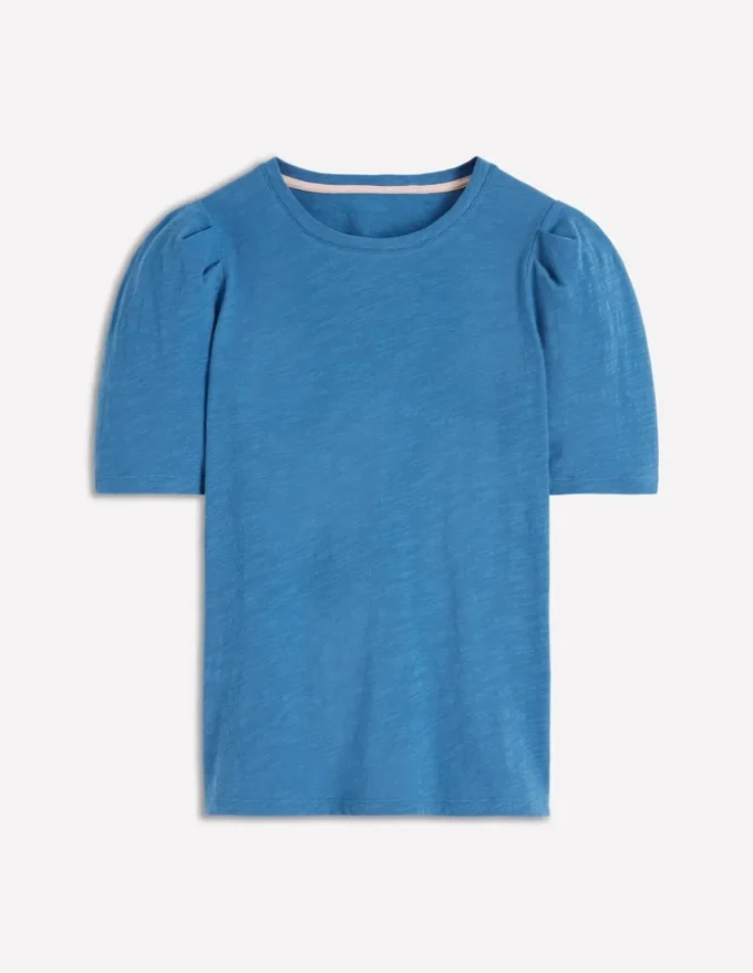 Sophie Puff Sleeve T-shirt Marine Blue Sophie Puff Sleeve T-shirt Marine Blue