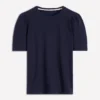 Sophie Puff Sleeve T-shirt Navy Sophie Puff Sleeve T-shirt Navy