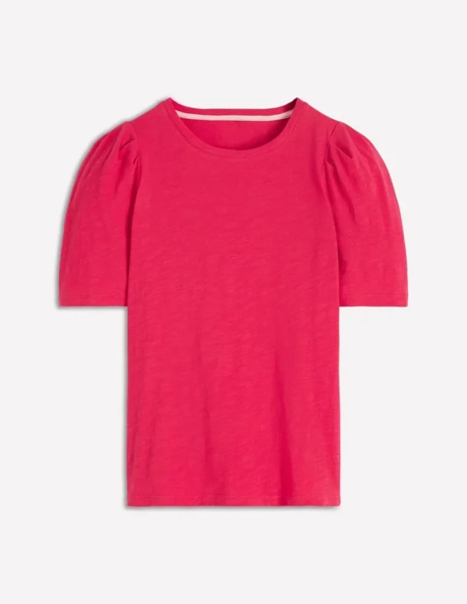 Sophie Puff Sleeve T-shirt Opulent Pink Sophie Puff Sleeve T-shirt Opulent Pink