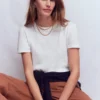 Sophie Puff Sleeve T-shirt White Sophie Puff Sleeve T-shirt White