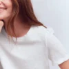 Sophie Puff Sleeve T-shirt White Sophie Puff Sleeve T-shirt White