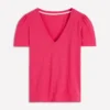 Sophie V-neck Slub T-shirt Virtual Pink Sophie V-neck Slub T-shirt Virtual Pink