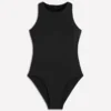 Sporty Rash Guard Swimsuit Black Sporty Rash Guard Swimsuit Black