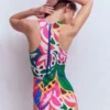 Sporty Rash Guard Swimsuit Multi, Leafy Cascade Sporty Rash Guard Swimsuit Multi, Leafy Cascade