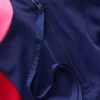 Sporty Rash Guard Swimsuit Navy, Colourblock Sporty Rash Guard Swimsuit Navy, Colourblock
