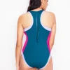 Sporty Rash Guard Swimsuit Oceanside Blue Sporty Rash Guard Swimsuit Oceanside Blue