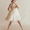 Spot Occasion Dress Soft Ivory Multi Spot Spot Occasion Dress Soft Ivory Multi Spot