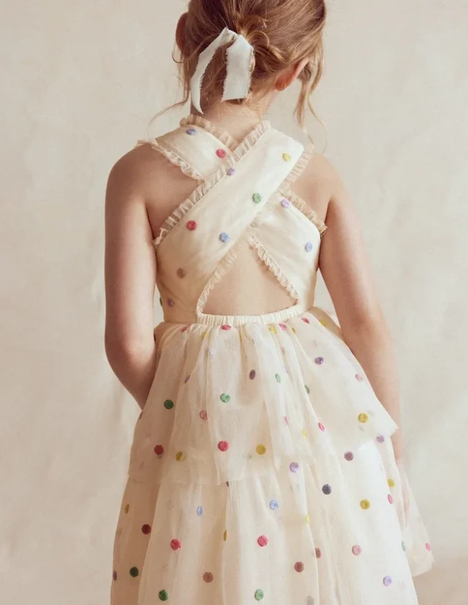 Spot Occasion Dress Soft Ivory Multi Spot Spot Occasion Dress Soft Ivory Multi Spot