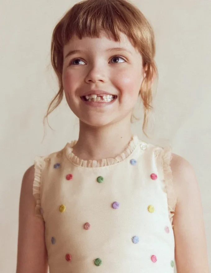 Spot Occasion Dress Soft Ivory Multi Spot Spot Occasion Dress Soft Ivory Multi Spot