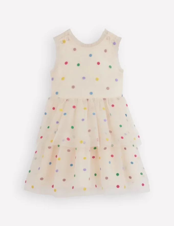 Spot Occasion Dress Soft Ivory Multi Spot Spot Occasion Dress Soft Ivory Multi Spot