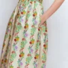 Square Neck Occasion Dress Ivory, Blossom Trail Square Neck Occasion Dress Ivory, Blossom Trail