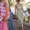 Square Neck Occasion Dress Ivory, Blossom Trail Square Neck Occasion Dress Ivory, Blossom Trail
