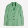 Stamford Linen Blazer Aloe Green Chambray Stamford Linen Blazer Aloe Green Chambray