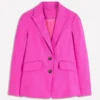 Stamford Linen Blazer Passion Flower