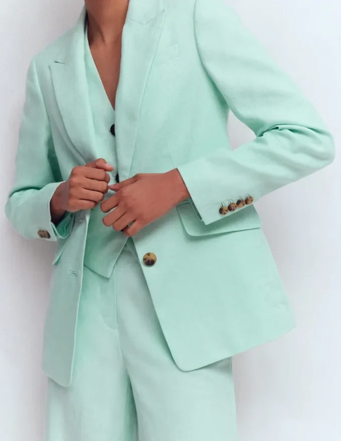 Stamford Linen Blazer Spearmint Stamford Linen Blazer Spearmint