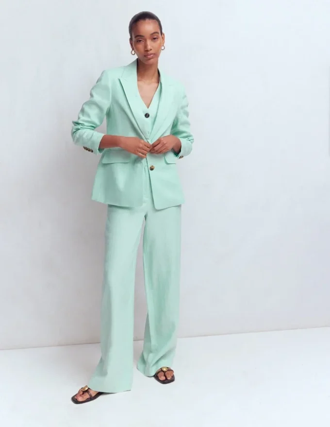 Stamford Linen Blazer Spearmint Stamford Linen Blazer Spearmint