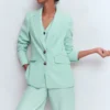 Stamford Linen Blazer Spearmint Stamford Linen Blazer Spearmint
