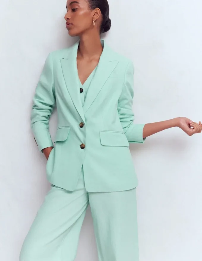 Stamford Linen Blazer Spearmint Stamford Linen Blazer Spearmint