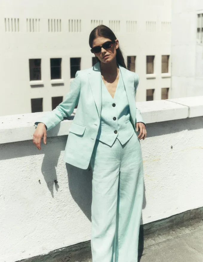 Stamford Linen Blazer Spearmint Stamford Linen Blazer Spearmint