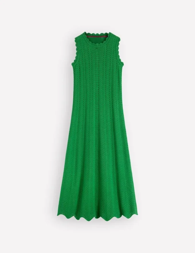 Stella Maxi Crochet Dress Shamrock Green Stella Maxi Crochet Dress Shamrock Green