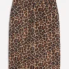 Straight Denim Skirt Animal Print Straight Denim Skirt Animal Print