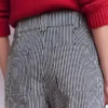 Straight Leg Chino Pants Blue and Ivory Stripe Straight Leg Chino Pants Blue and Ivory Stripe