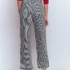 Straight Leg Chino Pants Blue and Ivory Stripe Straight Leg Chino Pants Blue and Ivory Stripe