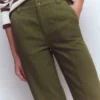 Straight Leg Chino Pants Woodland Green Herringbone Straight Leg Chino Pants Woodland Green Herringbone