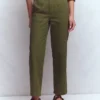 Straight Leg Chino Pants Woodland Green Herringbone Straight Leg Chino Pants Woodland Green Herringbone