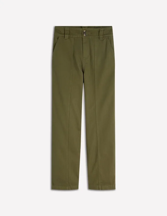 Straight Leg Chino Pants Woodland Green Herringbone Straight Leg Chino Pants Woodland Green Herringbone