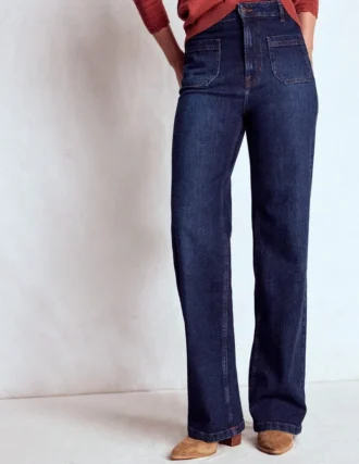 Straight Leg Pocket Jeans Dark Vintage
