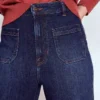Straight Leg Pocket Jeans Dark Vintage