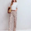 Straight Leg Pocket Jeans Ivory Floral Straight Leg Pocket Jeans Ivory Floral