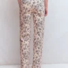 Straight Leg Pocket Jeans Ivory Floral Straight Leg Pocket Jeans Ivory Floral